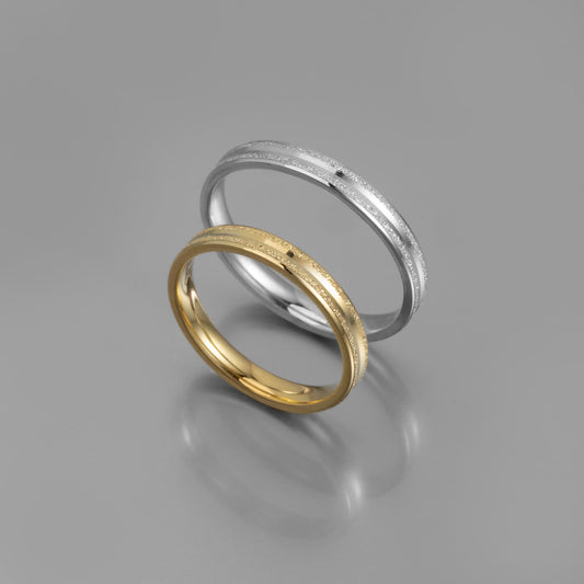 Άνετη κλασική χρυσή βέρα γάμου 3mm, Glamour Dainty Jewels, Άλιμος.