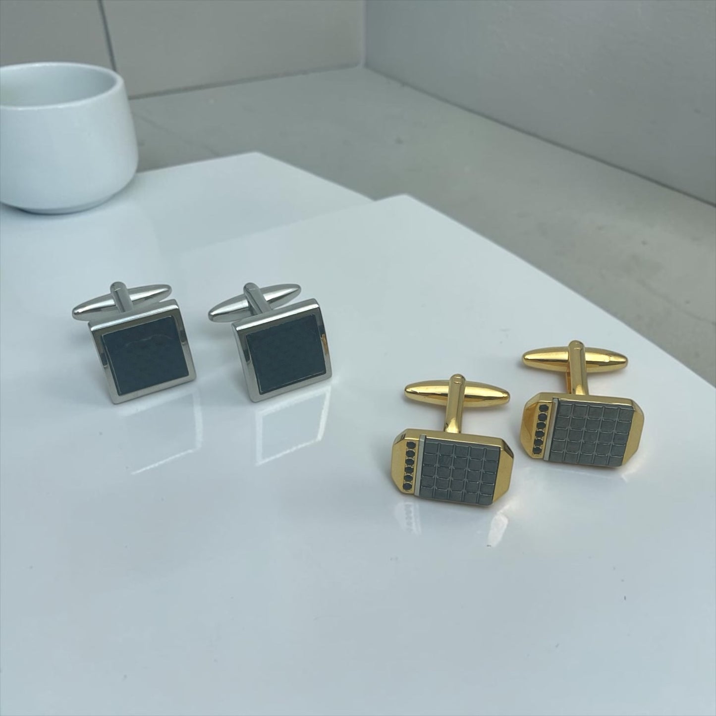 Stainless Steel Men's Cufflinks