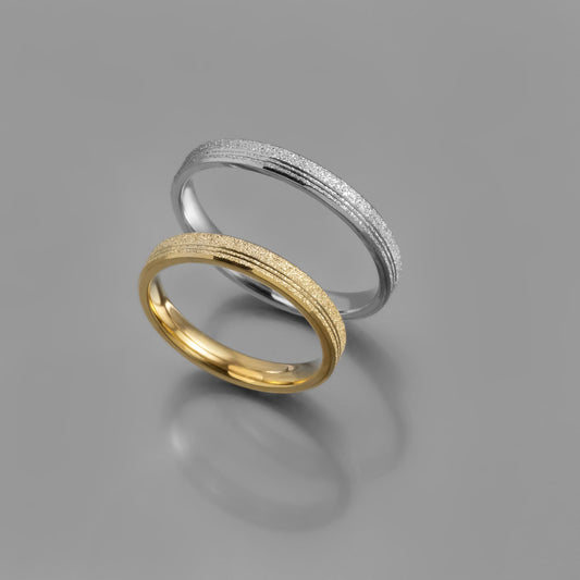 Άνετη απλή χρυσή βέρα γάμου 3mm, Glamour Dainty Jewels, Άλιμος.