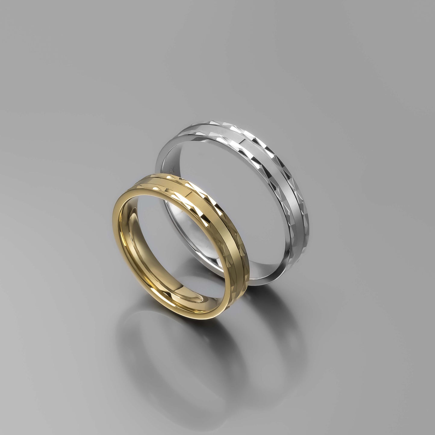 Χειροποίητη χρυσή βέρα γάμου 4mm, Glamour Dainty Jewels, Άλιμος.