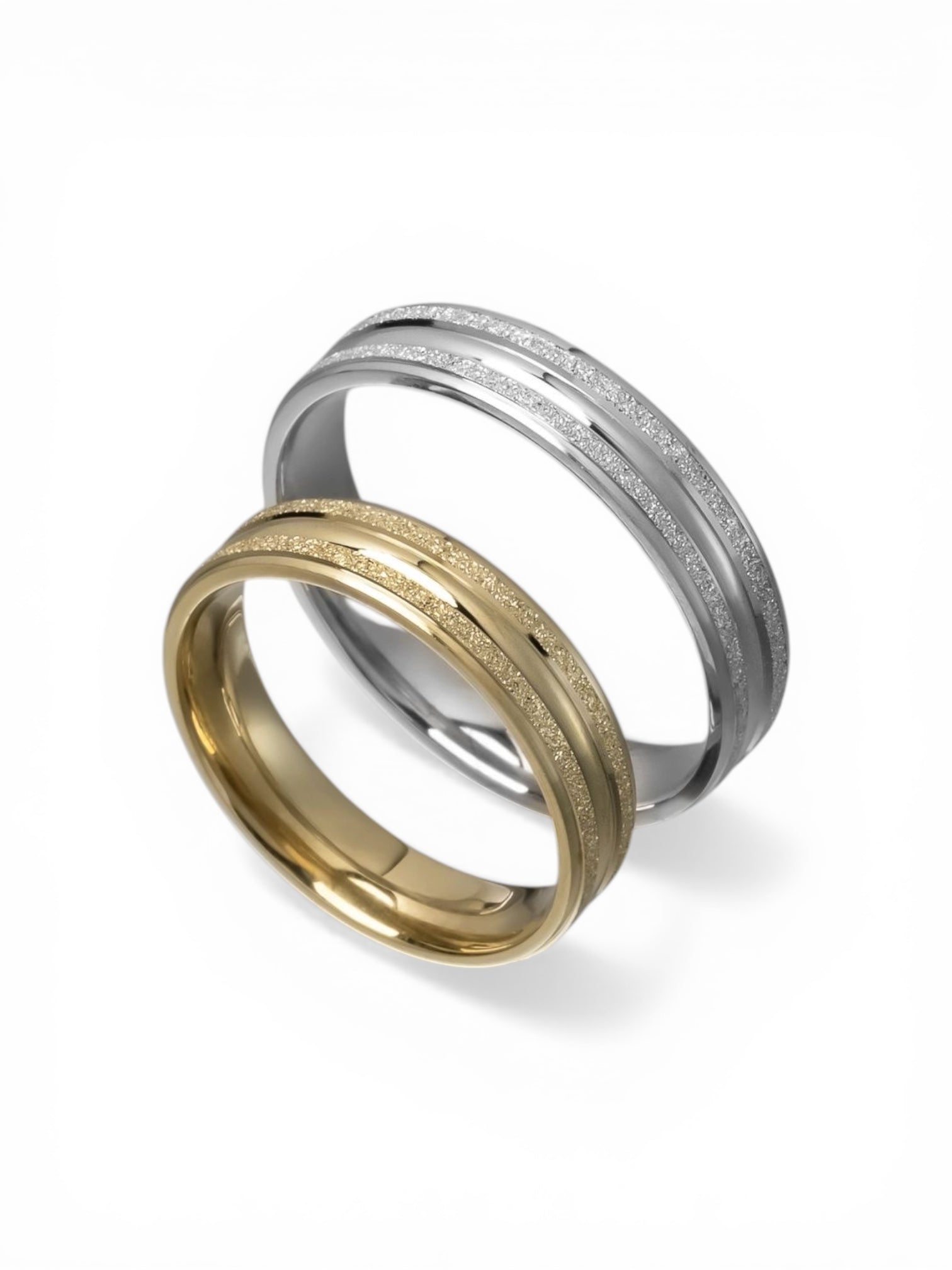 Ανάγλυφη χρυσή βέρα γάμου 4.5mm, Glamour Dainty Jewels, Άλιμος.