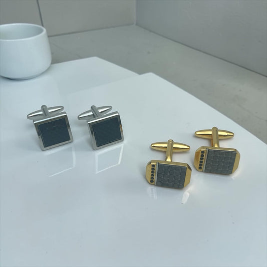 Stainless Steel Men's Cufflinks